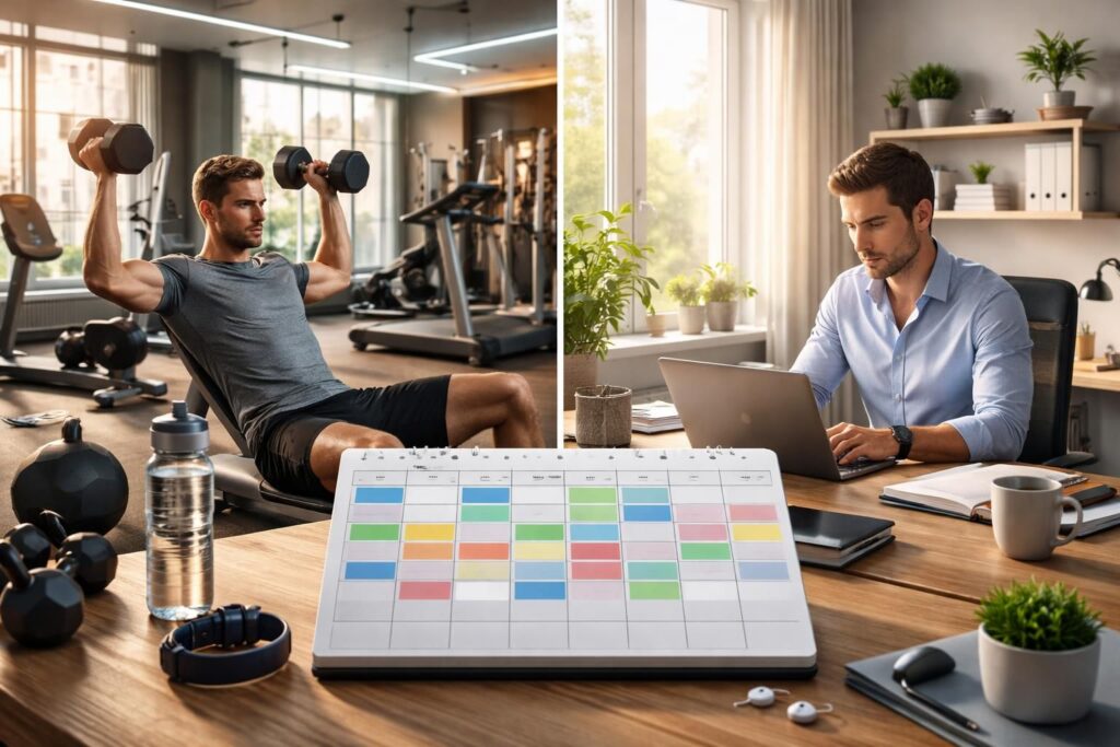 découvrez comment organiser efficacement votre semaine d'entraînement malgré un emploi à temps plein, avec des conseils pratiques pour concilier travail et activité physique.