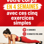 Femme réalisant des exercices de fitness simples pour transformer son corps.