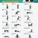Femme effectuant un étirement avec un sourire, illustrant la pratique des exercices d'étirement.
