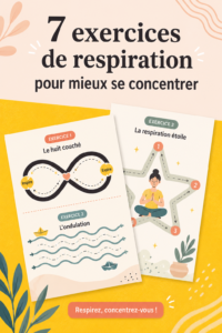 Femme méditant dans un cadre apaisant en pratiquant des exercices de respiration.