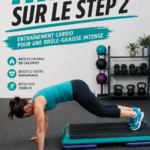 Femme en pleine séance d'entraînement HIIT, brûlant des graisses.