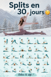 Femme pratiquant des étirements pour atteindre ses splits en 30 jours.