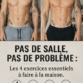 Femme pratiquant des exercices à la maison, sans équipement, souriante et motivée.