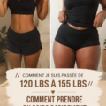 Femme souriante regardant un plat équilibré sain pour prendre du poids.