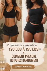 Femme souriante regardant un plat équilibré sain pour prendre du poids.