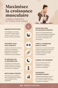 Femme s'entraînant avec des haltères pour développer ses muscles.