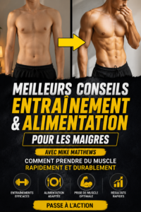 Un homme en train de soulever des poids pour gagner du muscle, illustrant la prise de poids saine.