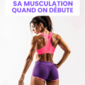 Femme exécutant des exercices de musculation dans une salle de sport.