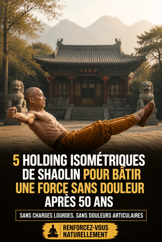 Femme pratiquant des exercices Shaolin pour renforcer sa force sans douleur après 50 ans.
