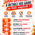 Femme jouant à des jeux en ligne gratuits sur son ordinateur