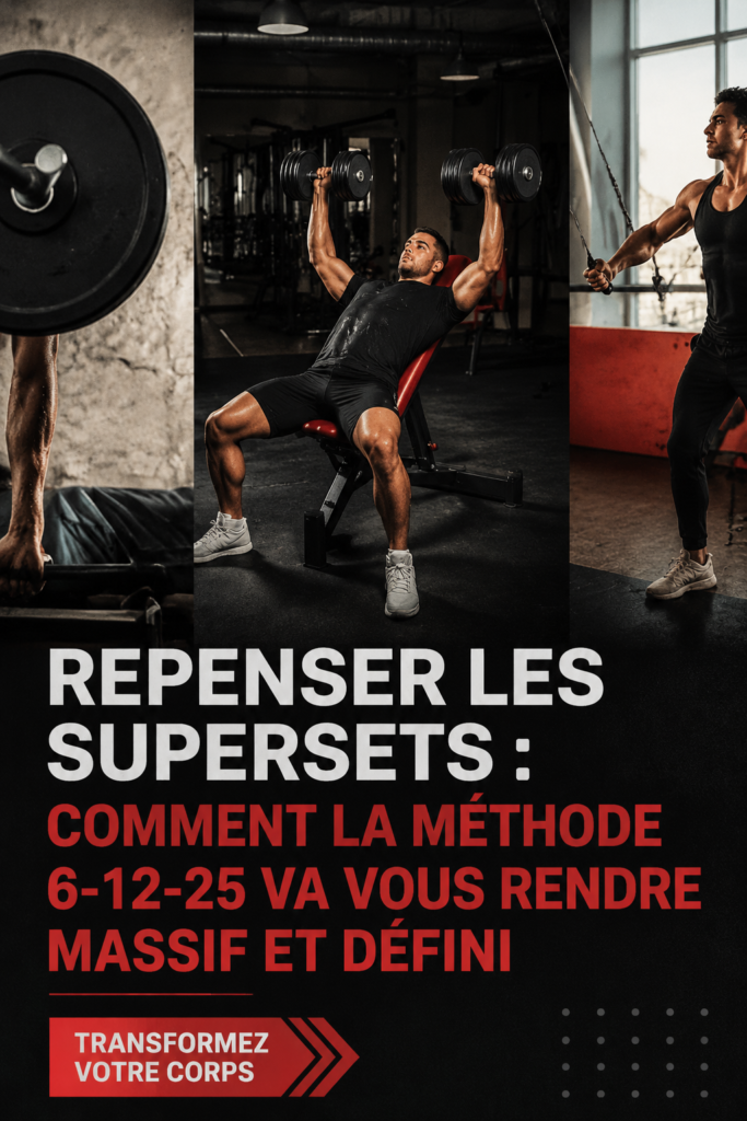 Femme en train de s'entraîner avec la méthode 6-12-25 pour obtenir un corps sculpté