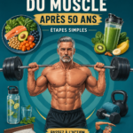 Femme de plus de 50 ans en train de faire de l'exercice avec des haltères.