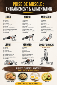 Femme s'entraînant avec des poids pour développer ses muscles