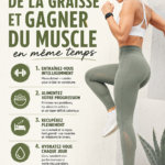 Femme active en salle de sport travaillant son corps pour perdre du gras et gagner du muscle