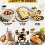 Plan de repas pour développer les muscles avec des plats équilibrés