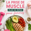 Plan de repas riche en protéines pour femmes, préparé avec des ingrédients frais.