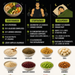 Un plat végétarien riche en protéines, parfait pour le développement musculaire.
