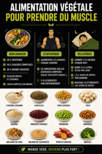 Un plat végétarien riche en protéines, parfait pour le développement musculaire.
