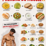 Plat savoureux riche en protéines pour la prise de masse musculaire