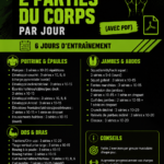 Femme s'entraînant avec une routine ciblée sur deux parties du corps.