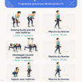 Femme effectuant un exercice de strength training dans un cadre agréable, démontrant l'entraînement fonctionnel.