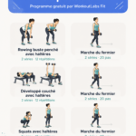 Femme effectuant un exercice de strength training dans un cadre agréable, démontrant l'entraînement fonctionnel.