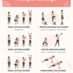 Femme en train de réaliser un exercice de renforcement musculaire complet