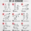 Une femme en train de faire de l'exercice pour son entraînement hebdomadaire