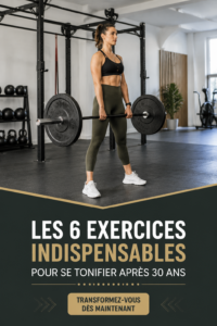 Une femme de 30 ans pratiquant des exercices à la maison