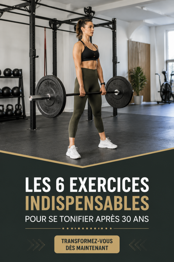 Une femme de 30 ans pratiquant des exercices à la maison
