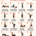Femme faisant des exercices avec des haltères à la maison pour tonifier son corps.