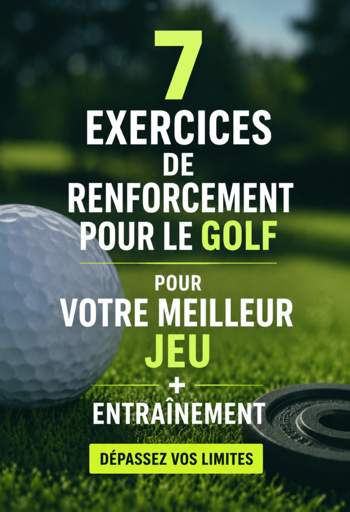 Exercice de musculation pour améliorer le golf avec des haltères