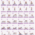 Femme pratiquant des exercices au poids du corps à la maison.