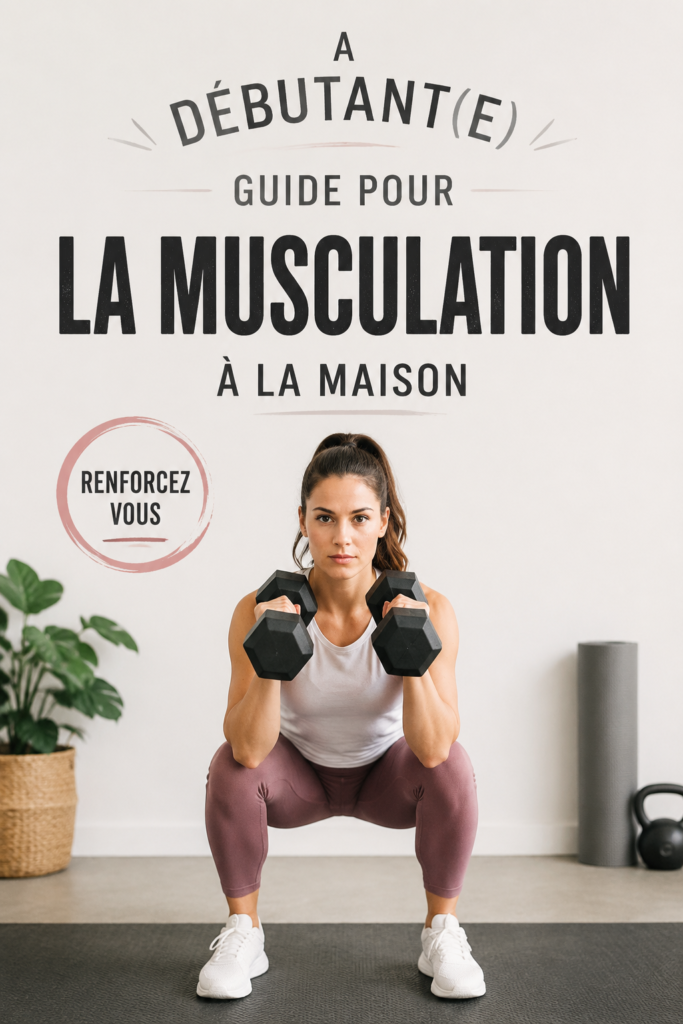 Femme s'entraînant chez elle avec des exercices de renforcement musculaire