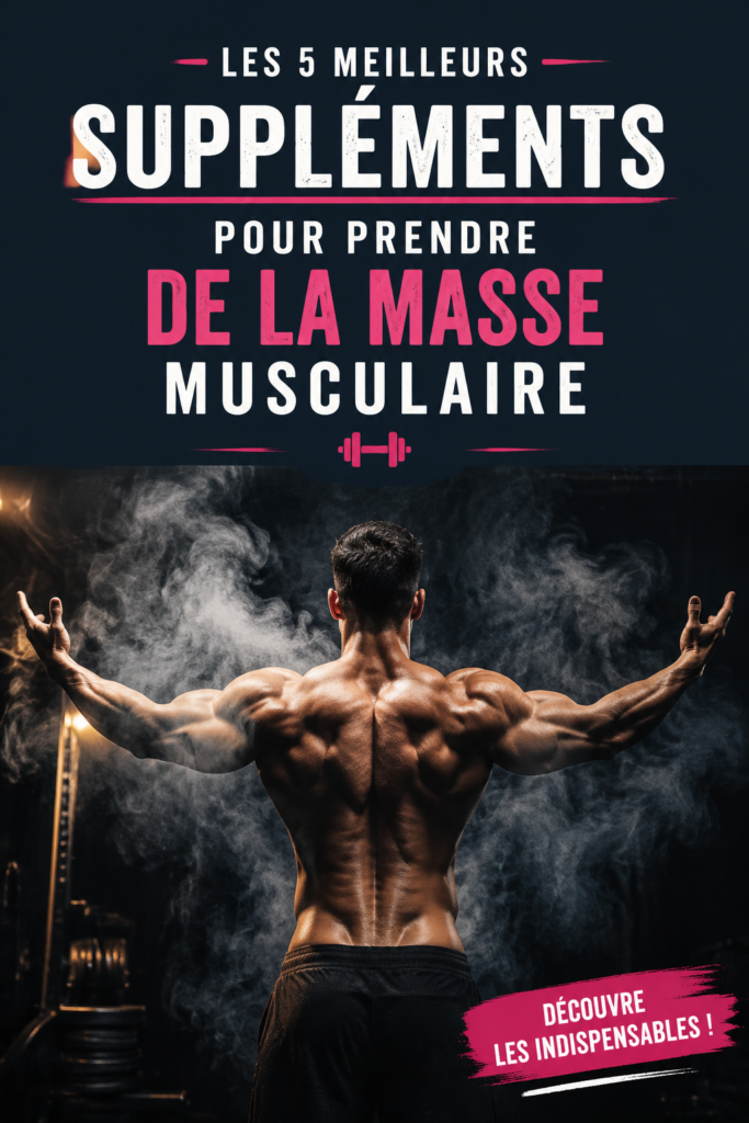 Femme prenant un supplément de musculation pour augmenter sa masse musculaire
