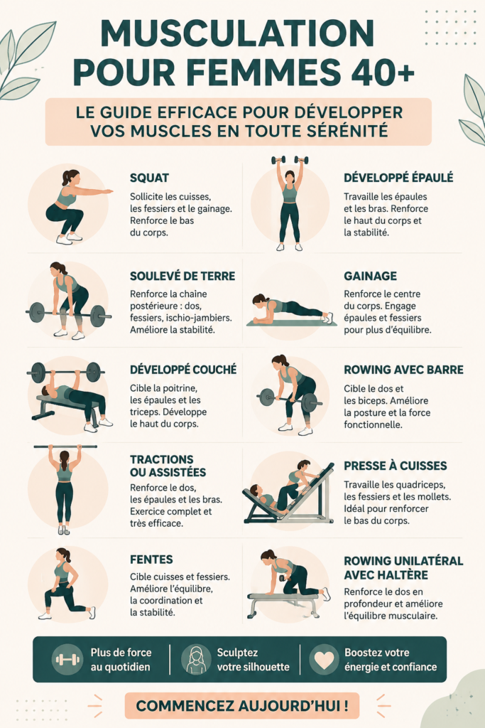Femme s'entraînant à la musculation avec des haltères dans un environnement chaleureux.