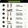 Femme en train de faire des exercices de musculation à la maison, démontrant engagement et bien-être.