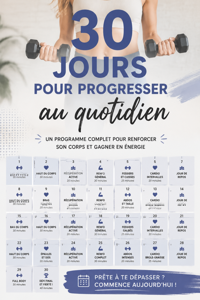 Femme faisant de l'exercice avec un sourire, symbole de bien-être et de santé.