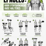 Femme réalisant des exercices pour renforcer ses épaules avec des haltères.