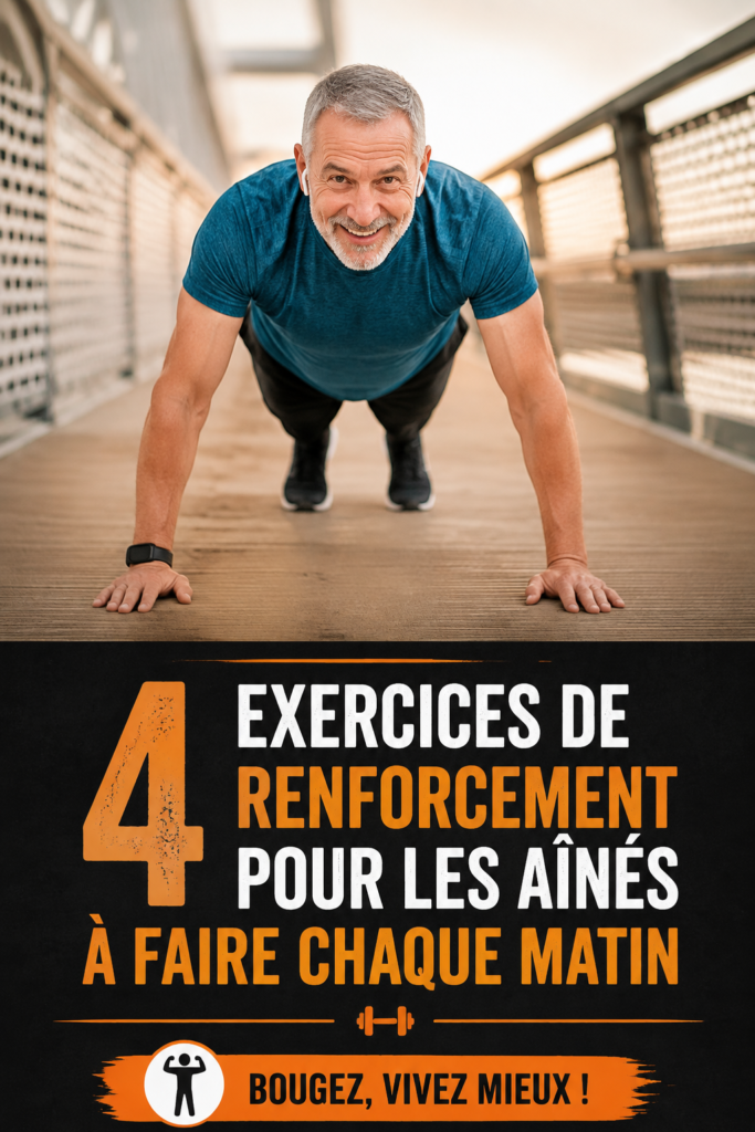 Femme de 40 ans effectuant des exercices de force à la maison le matin.