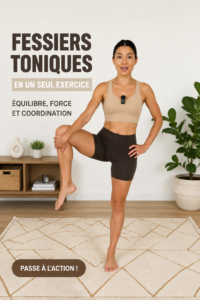 Femme effectuant un exercice pour renforcer ses fessiers