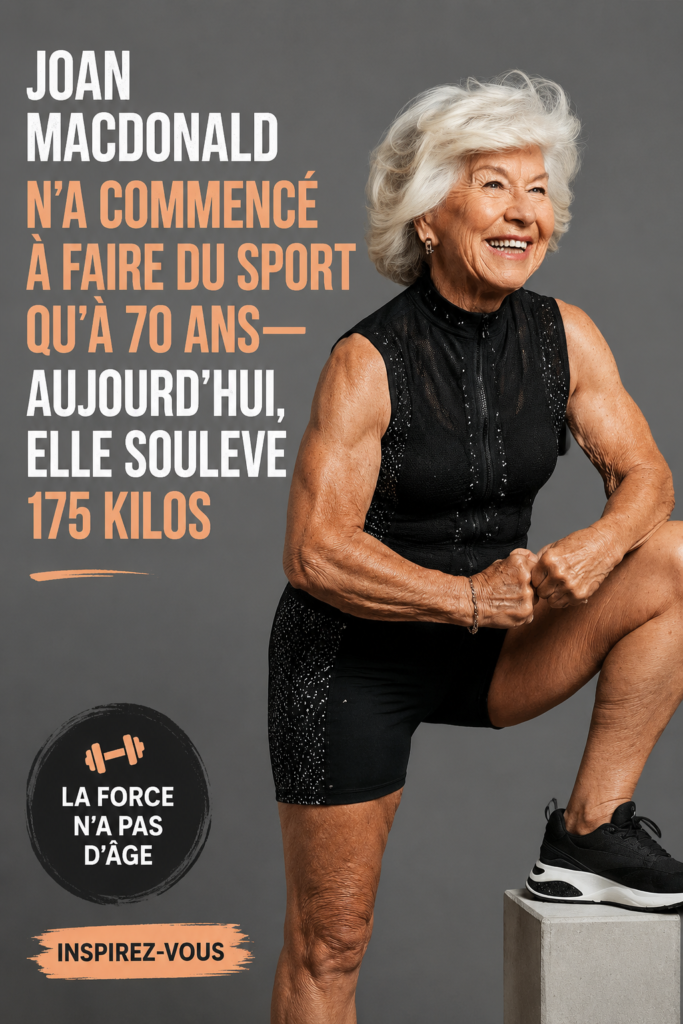 Joan MacDonald, femme inspirante, deadlifting à 70 ans