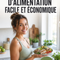 Plan de repas haut en protéines pour un mois, illustrations de plats équilibrés