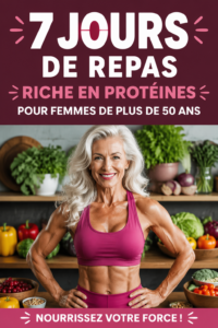 Femme mature préparant un plat riche en protéines dans sa cuisine
