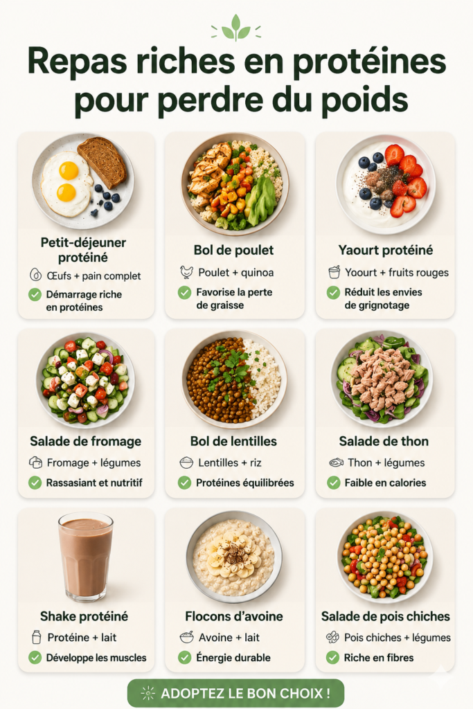 Un plat coloré riche en protéines avec légumes et viande, idéal pour une alimentation saine.