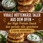 Talers de fromage blanc croustillants sur une assiette, parfaits pour un en-cas sain.