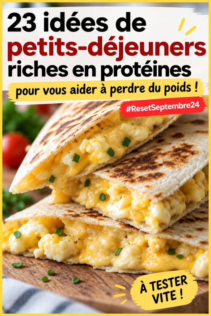 Assiette colorée de petits-déjeuners protéinés pour un bon départ de journée