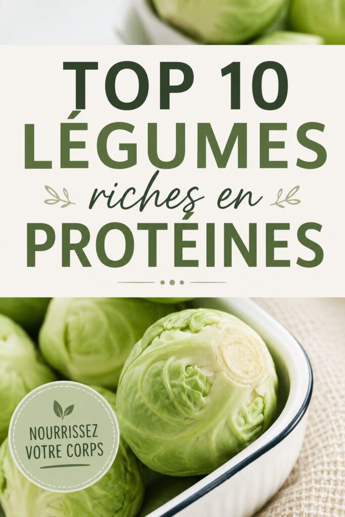 Assiette colorée avec des légumes riches en protéines, idéale pour une alimentation saine.