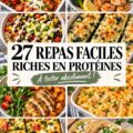 Plat riche en protéines, idéal pour un repas rapide et nutritif.