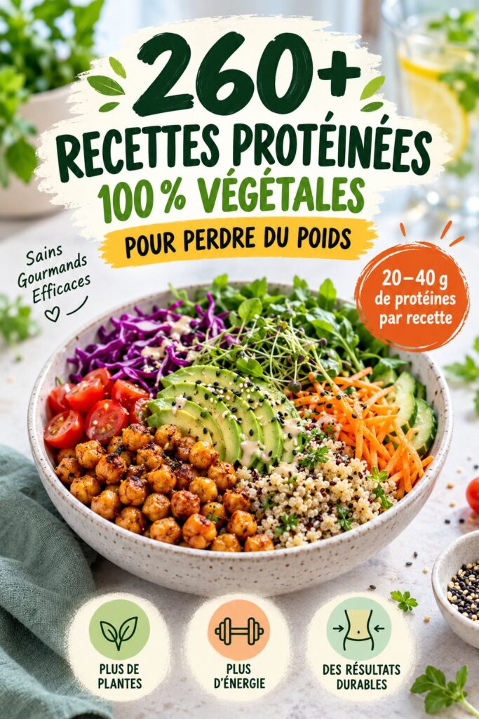 Recettes savoureuses de plats végétaux riches en protéines pour la perte de poids
